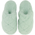 Fake Fur Slippers, Green