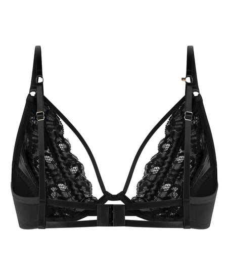 Cinnamon Non-Padded Underwired Bra, Black