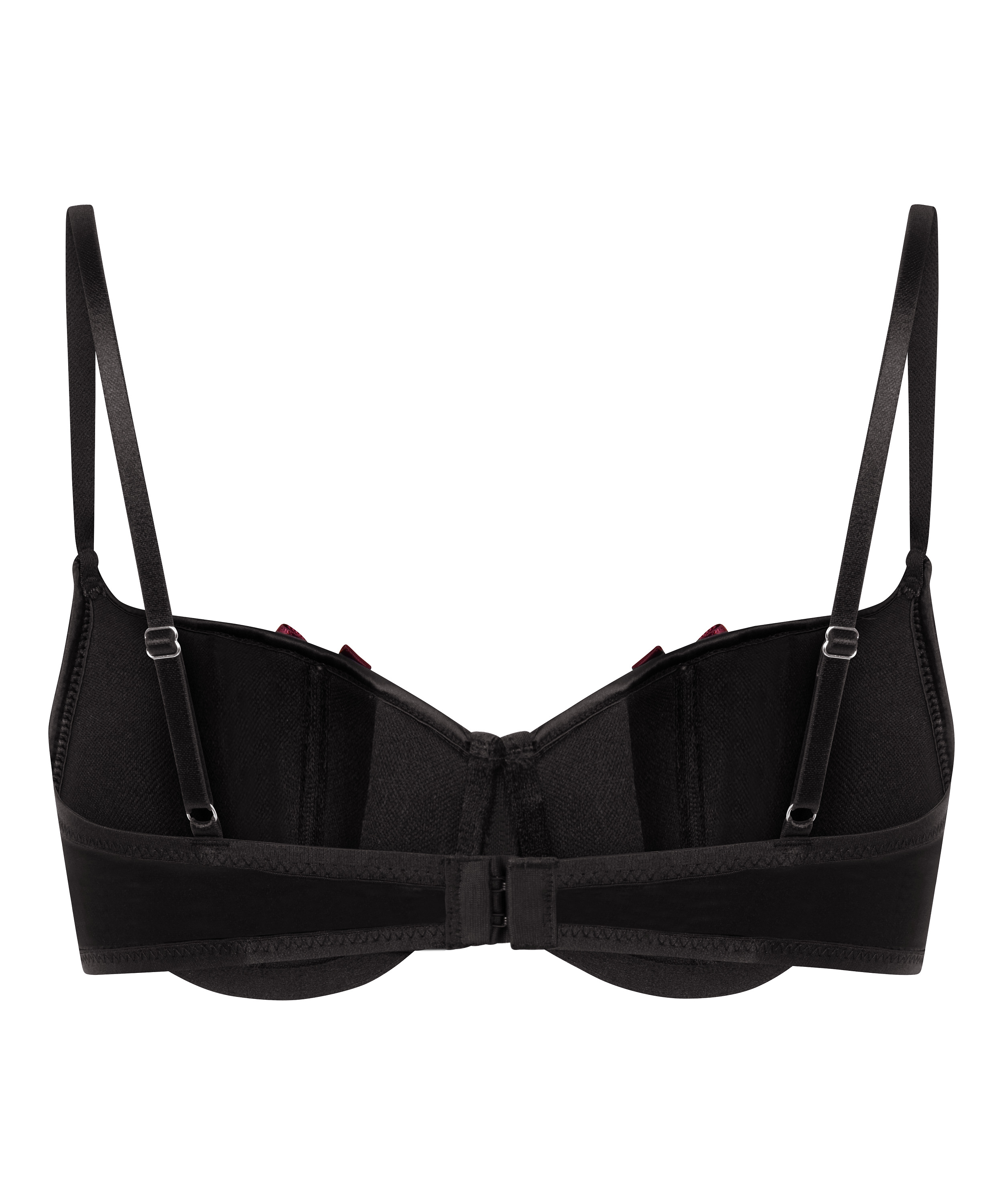 Ambra Padded Underwired Bra, Black, main