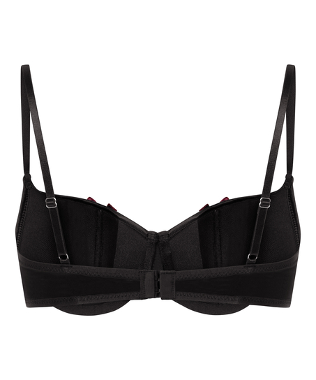 Ambra Padded Underwired Bra, Black