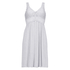 Modal Lace Slip Dress, Grey