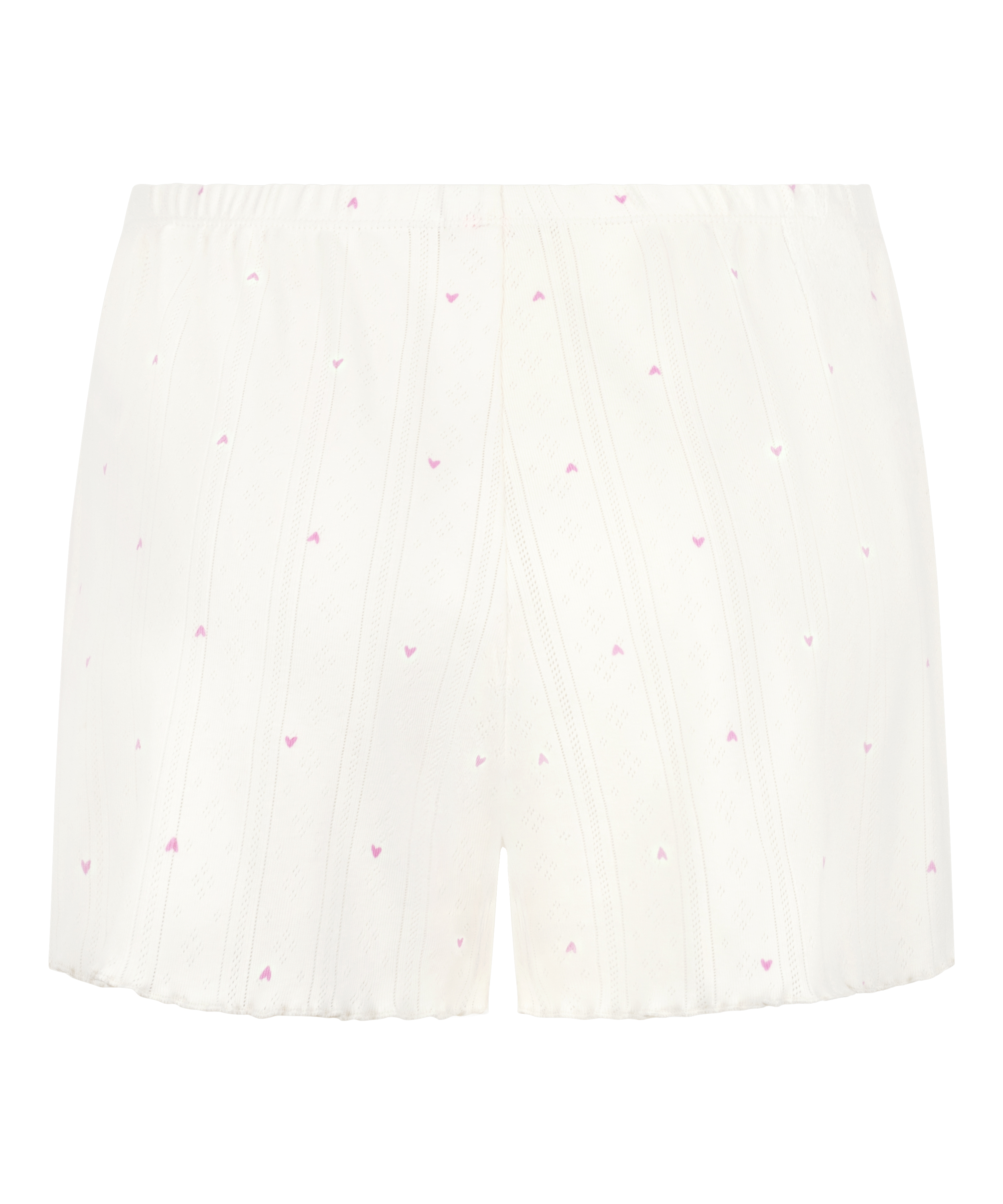 Pointelle Short, White, main