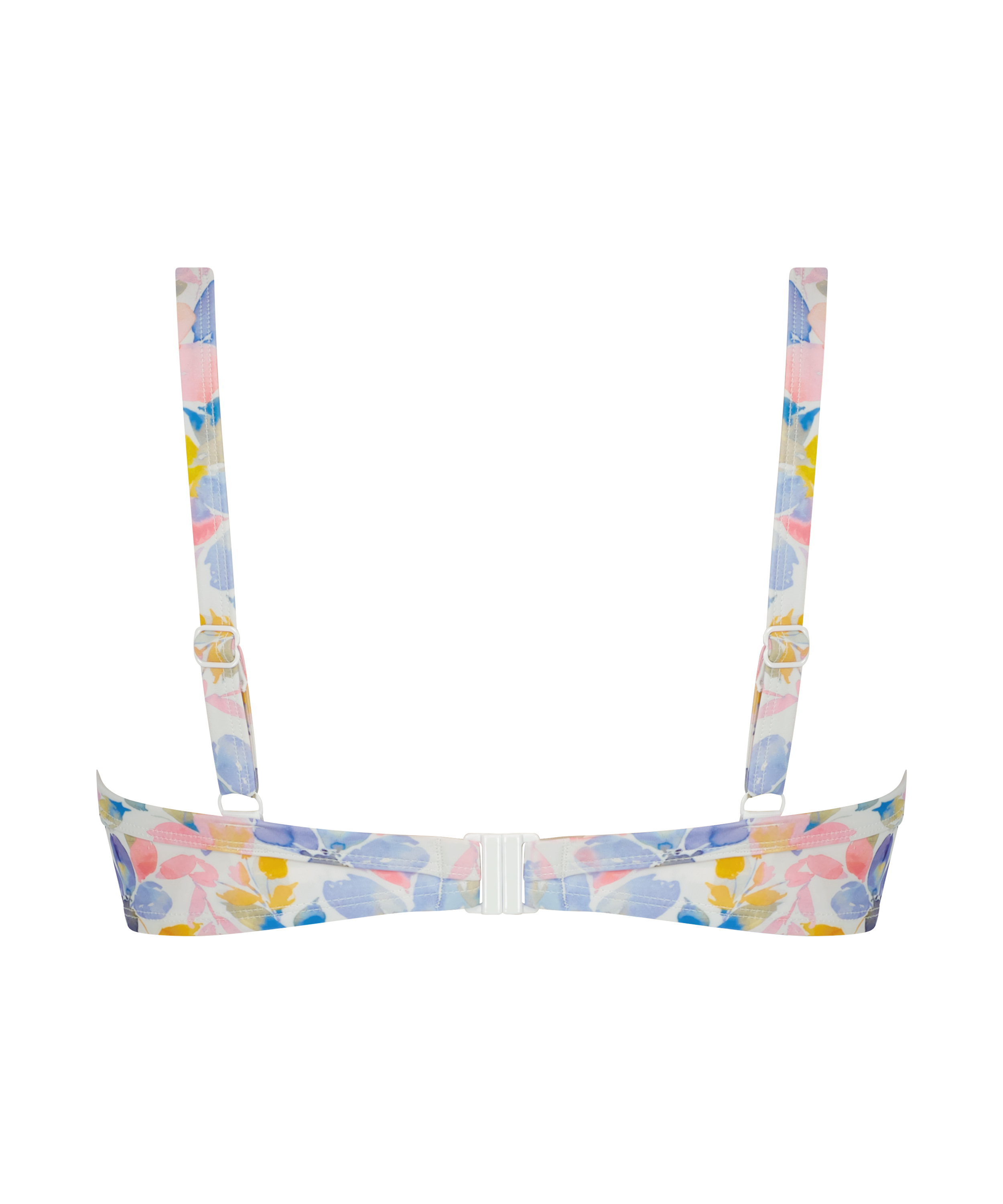 Palma Padded Underwired Bikini Top, White, main