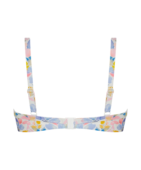 Palma Padded Underwired Bikini Top, White