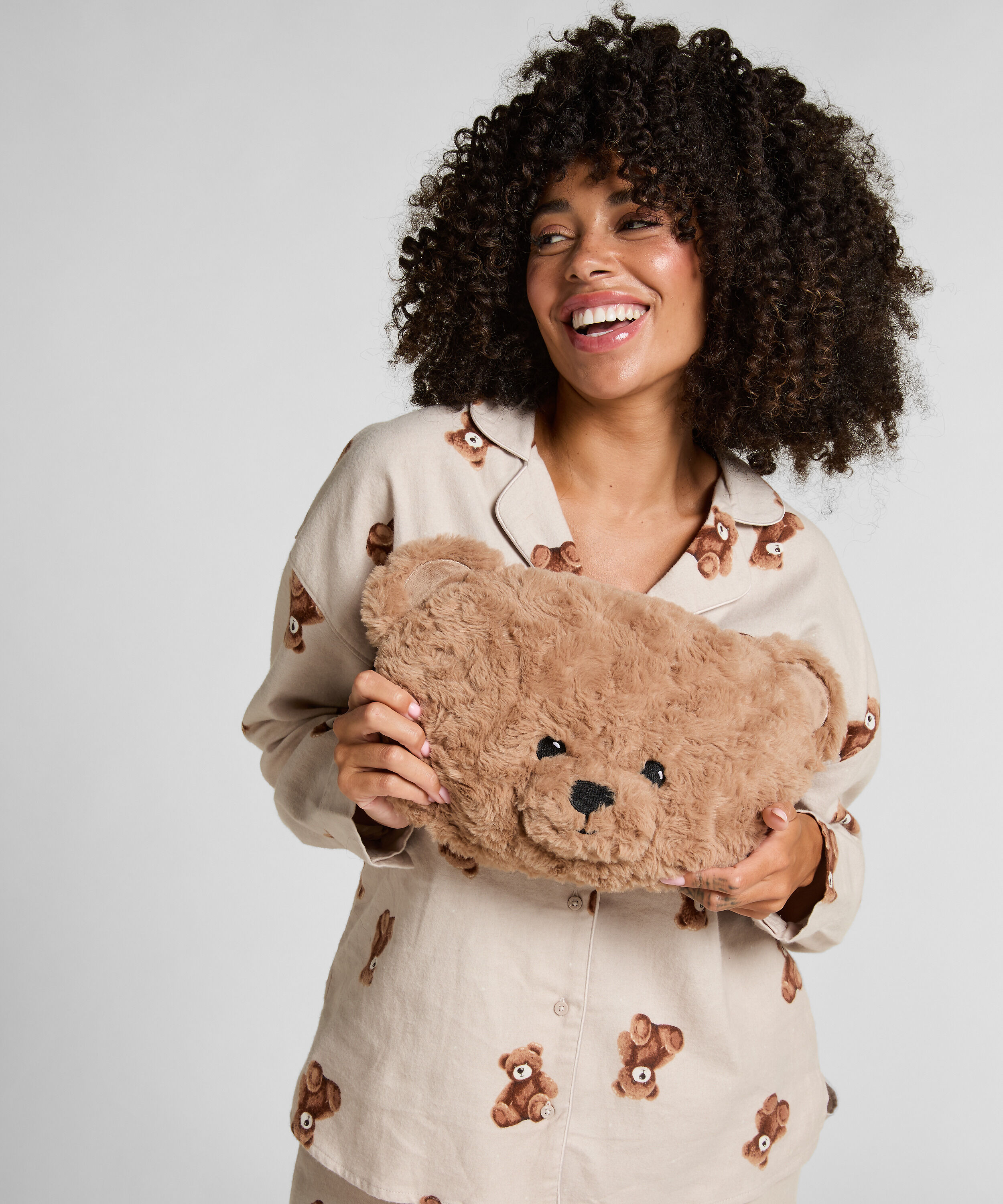 Hot water bottle, Beige Hot water bottle, Beige