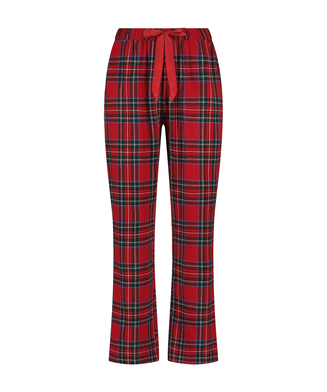 Flannel Pyjama Pants, Red