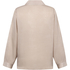 Satin Long-Sleeved Jacket, Beige