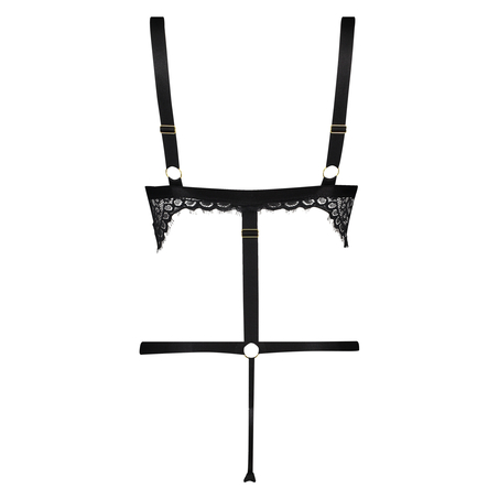 Private Ginger Open Crotch Body, Black