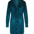 Shiny Velours Nightshirt, Blue