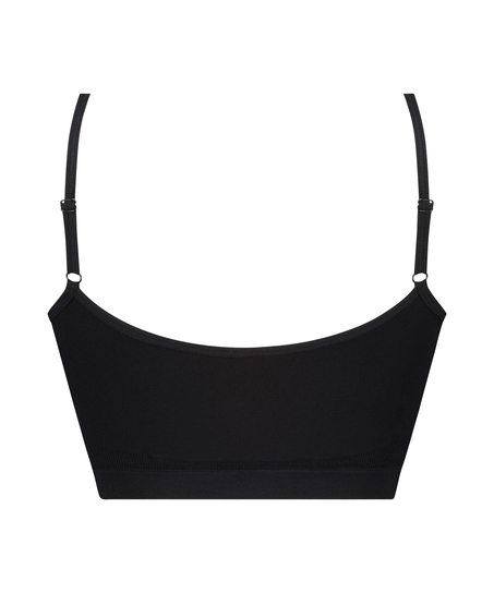 Strappy bralette, Black