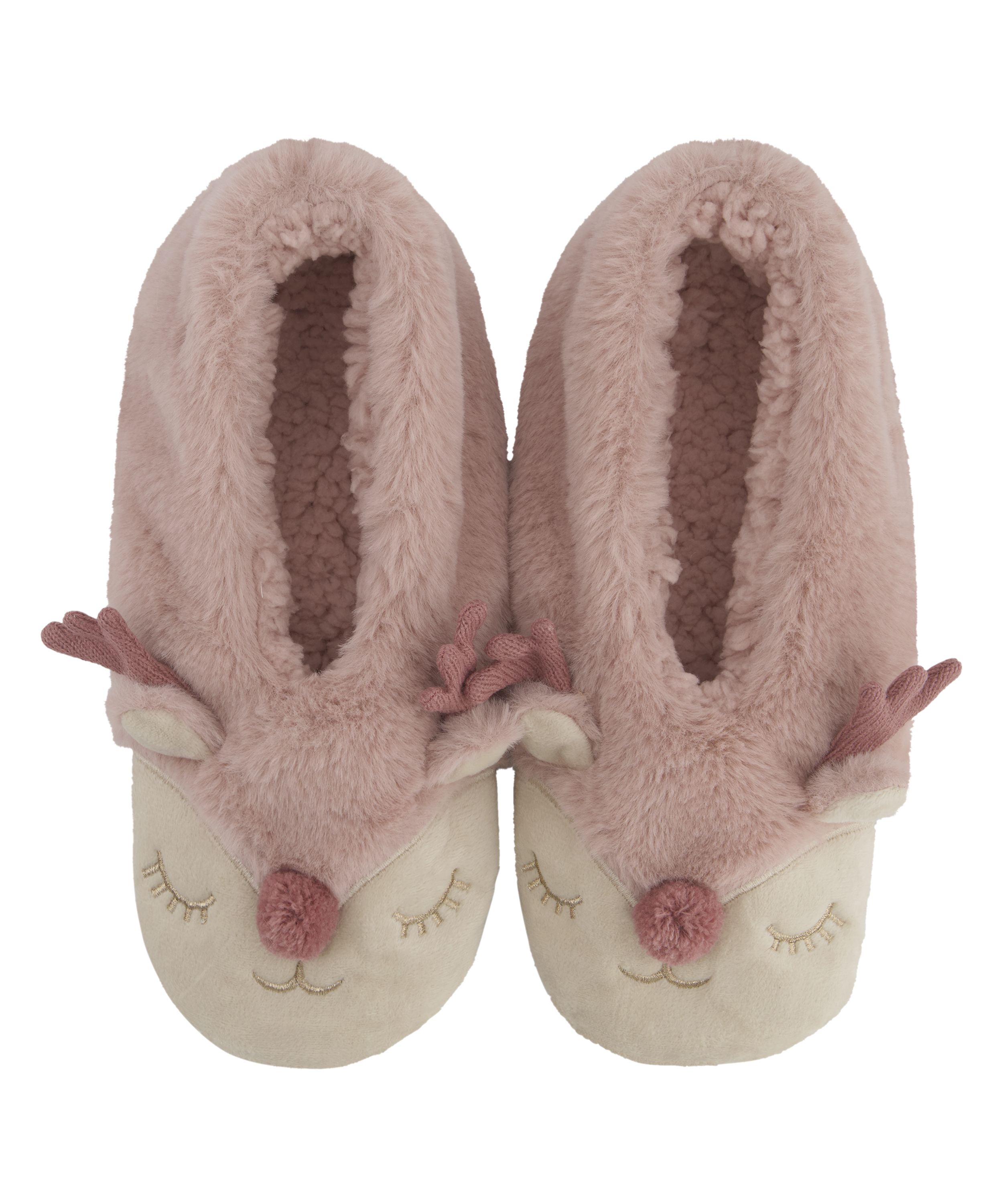 Cosy Animal ballerinas, Pink, main