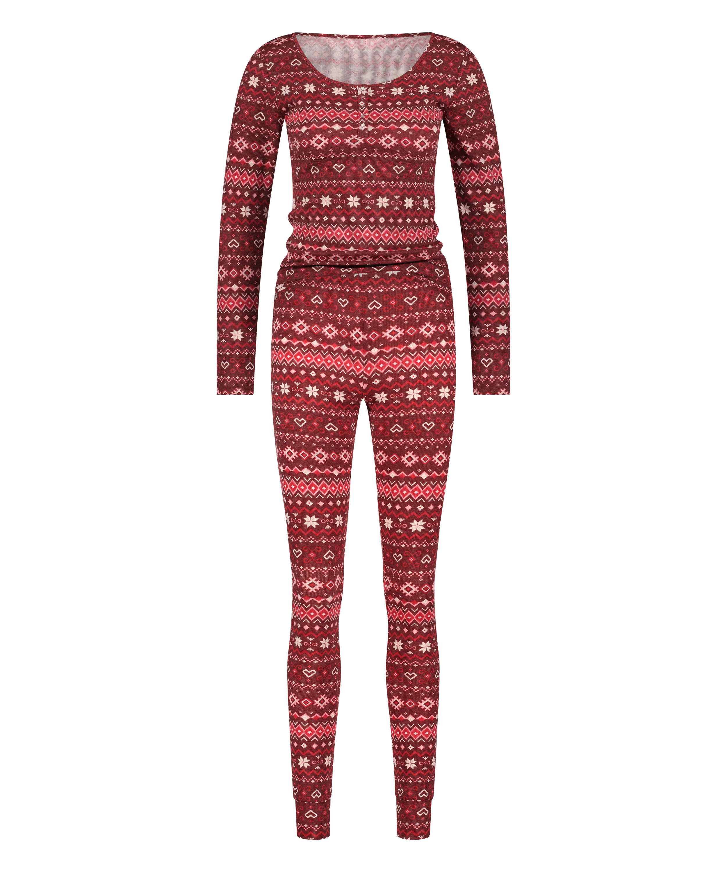 Pajama Set, Red, main