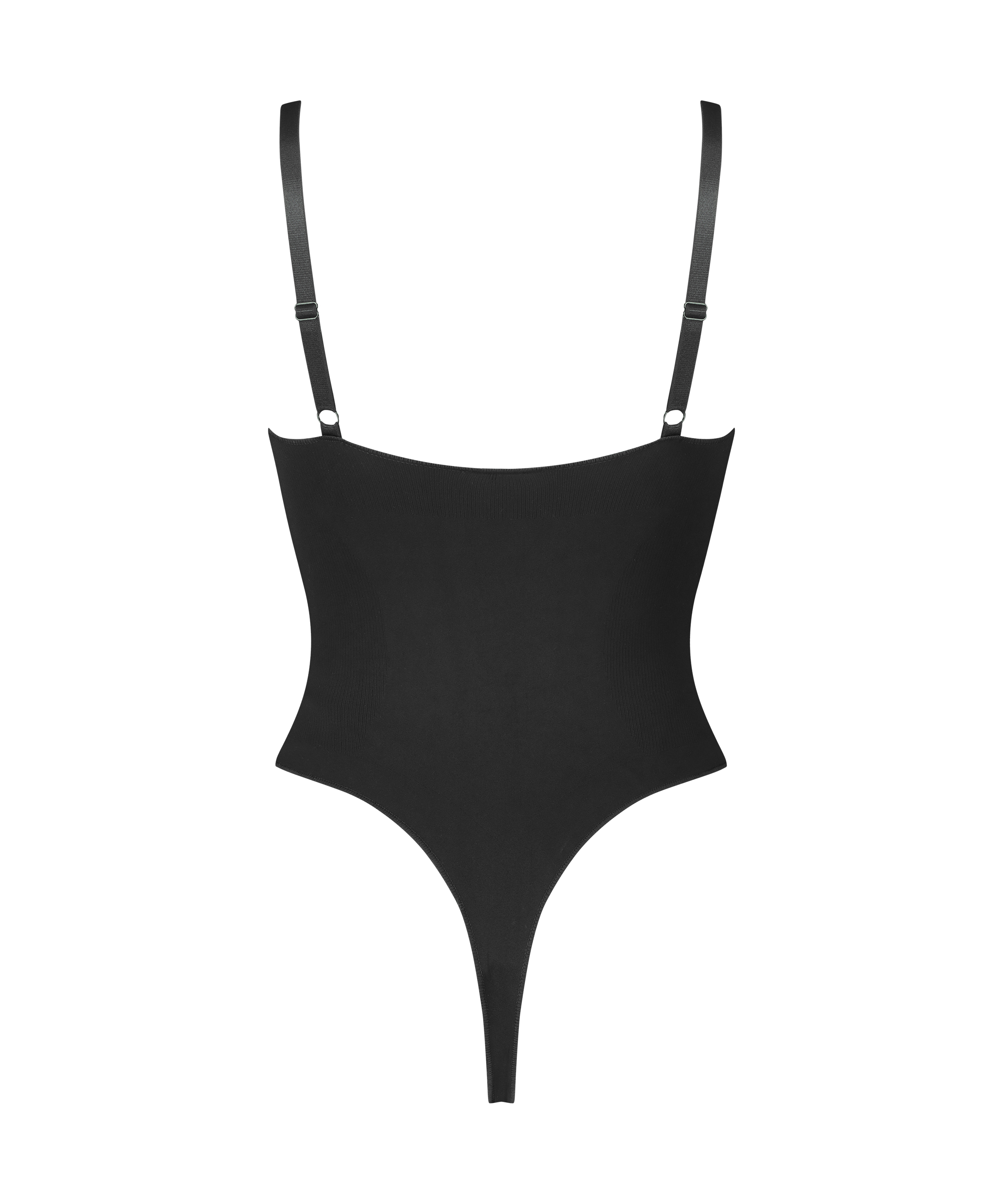 Seamless Enhancing High Leg Body, Black, main