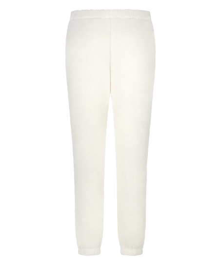 Snuggle Fleece Joggers, White