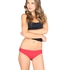 Thong invisible scalloped, Red