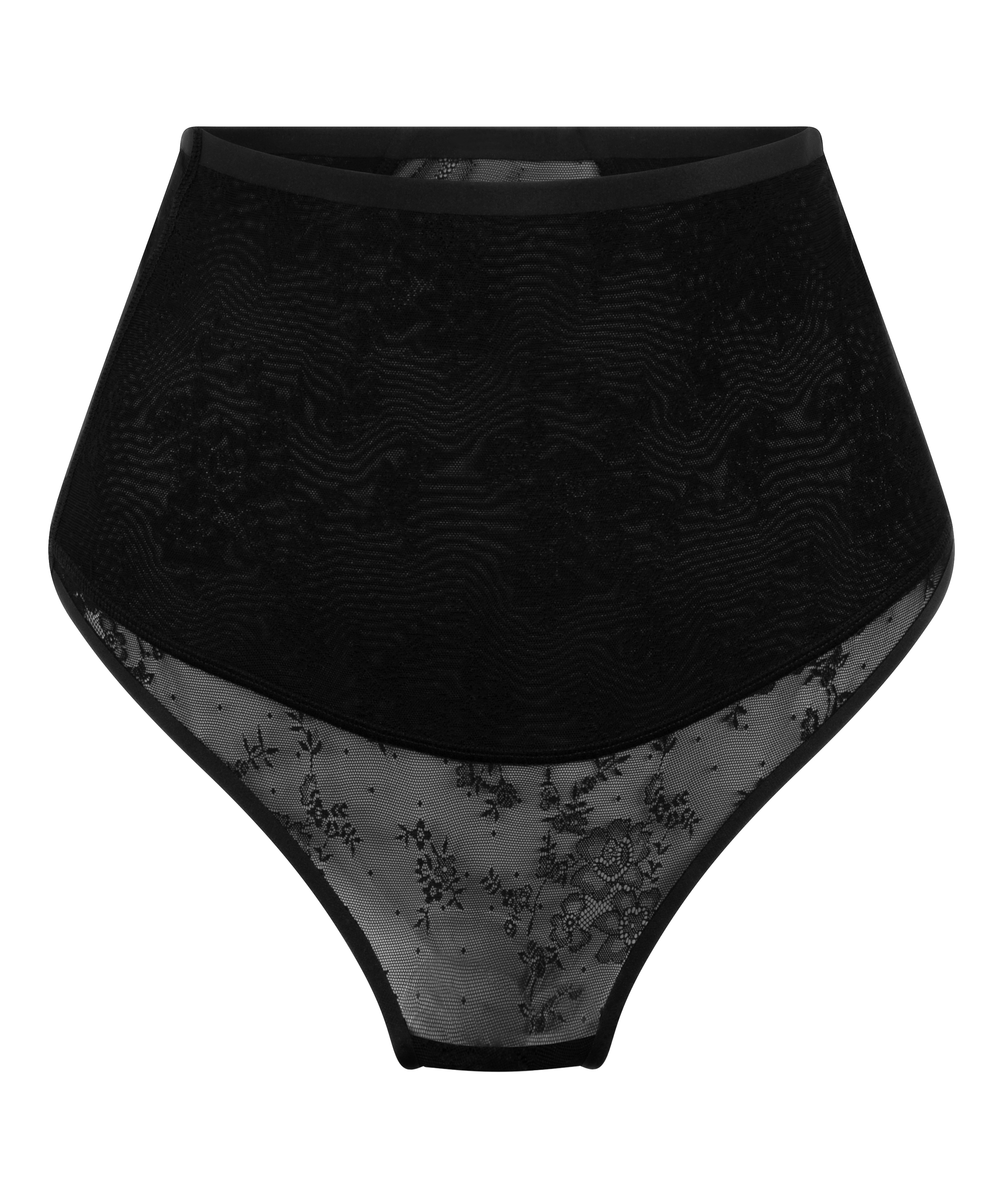 Shaping Lace String, Black, main