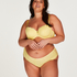 Marine Padded Underwired Bra, Yellow