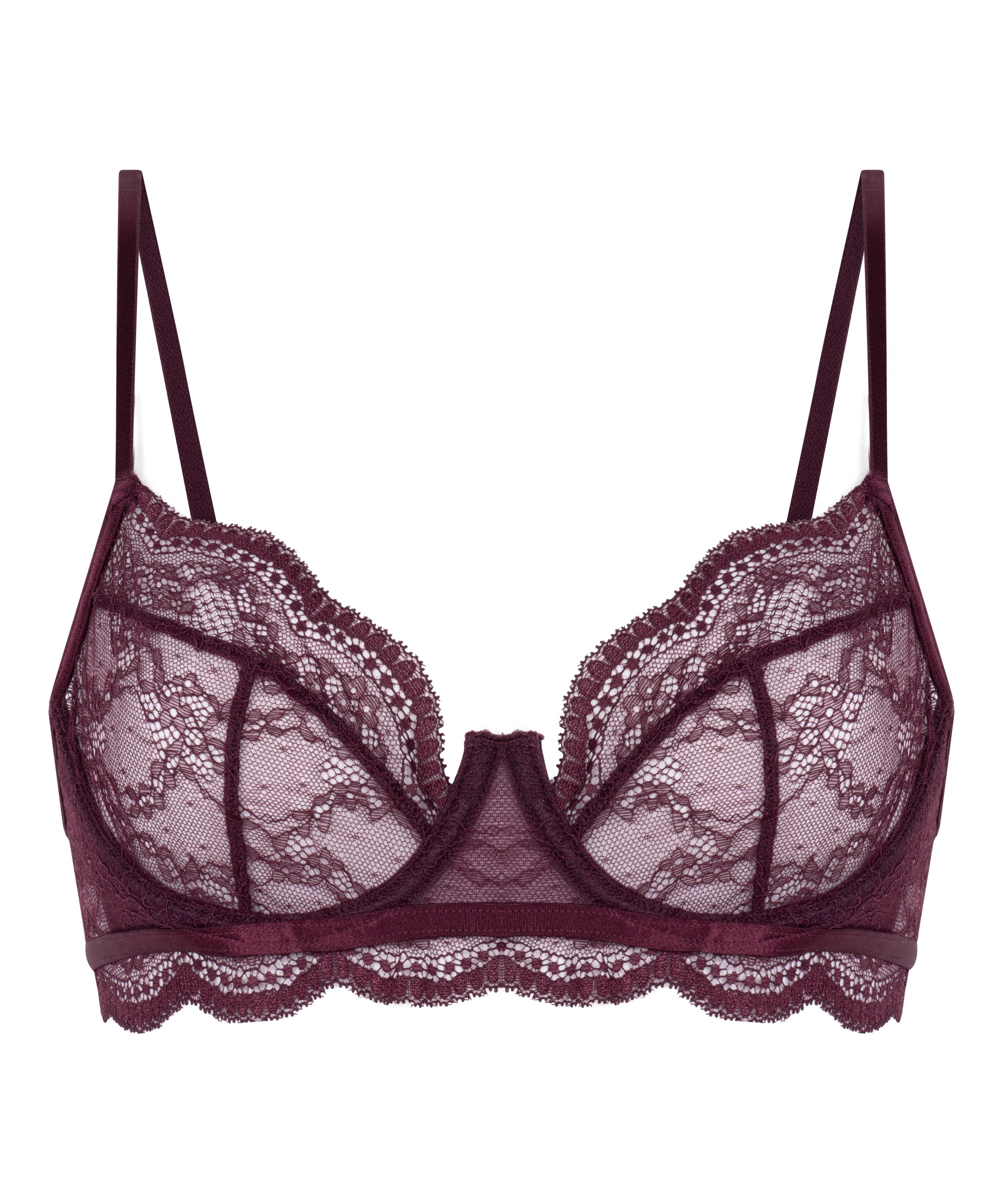 Isabelle Non-Padded Underwired Bra, Purple, main