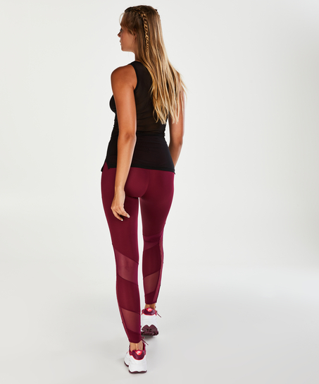 HKMX high-waist sports leggings level 2, Purple