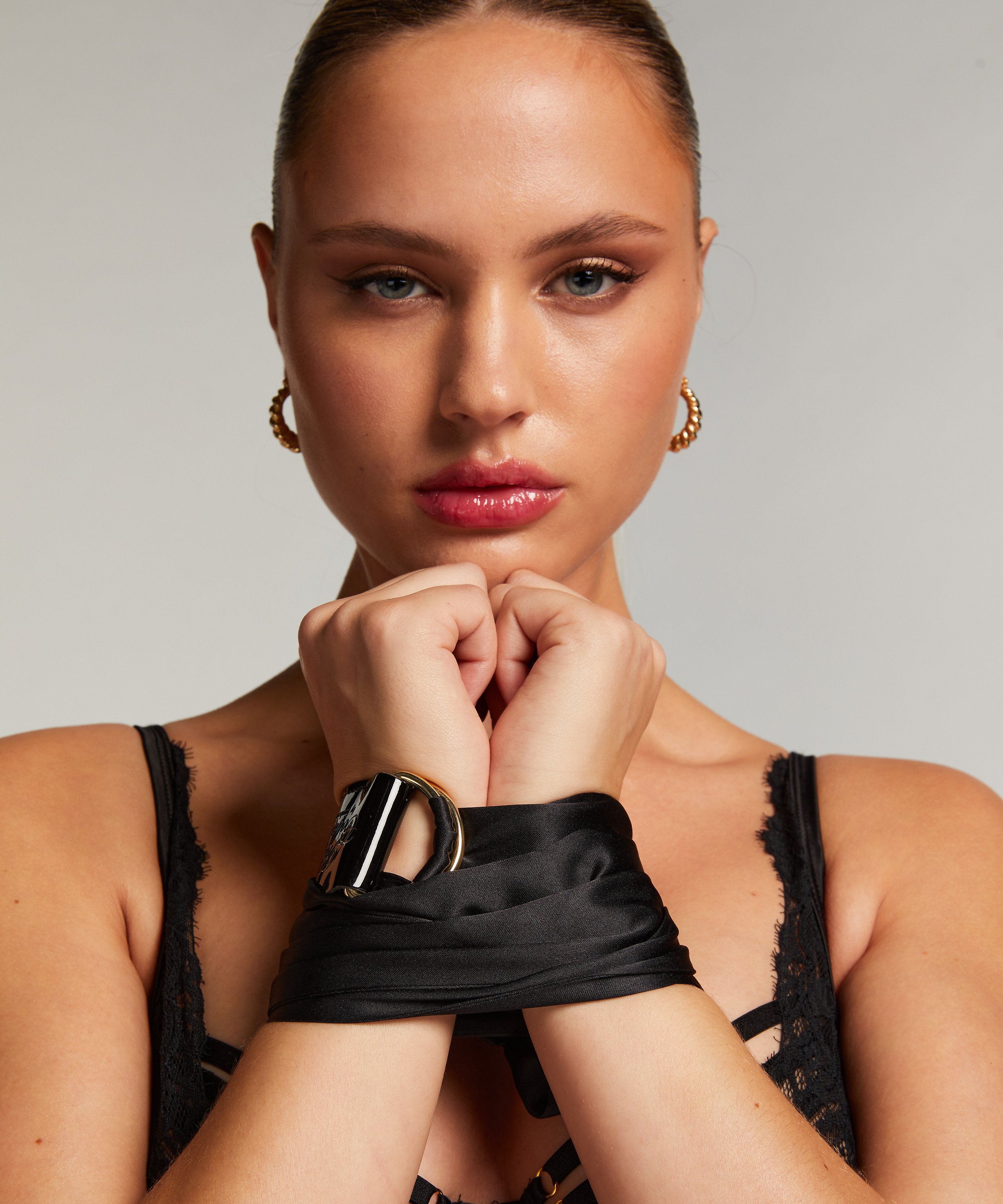 Soft Bondage Set, Black, main