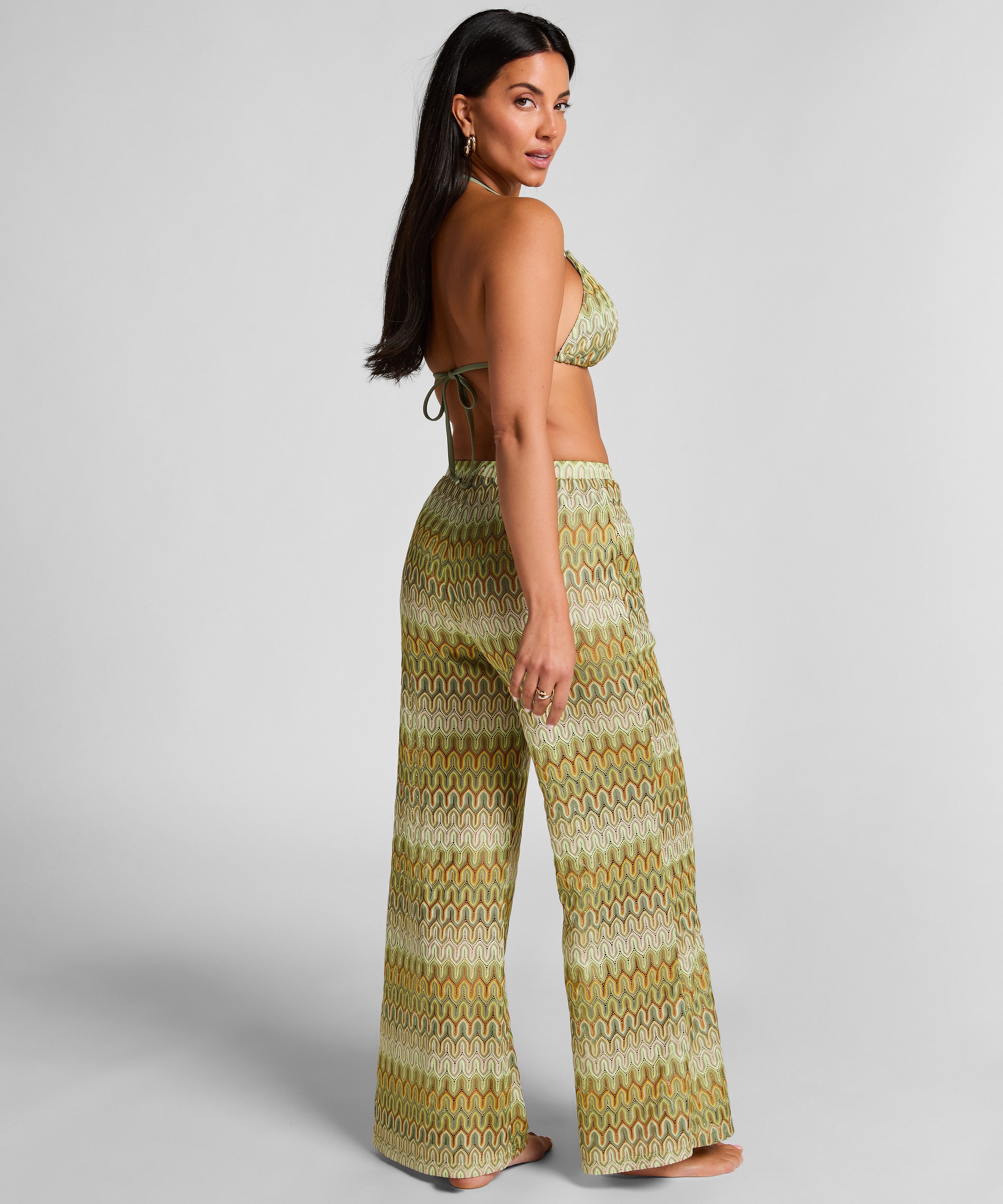 Cali Crochet Pants, Green, main