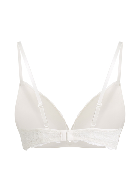 Marine Padded Underwired Push-Up Bra, White