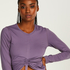 HKMX Long-sleeved sports top Aura, Purple