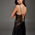 Silk Slip Dress, Black