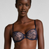 Lea Padded Underwired Bra, Blue