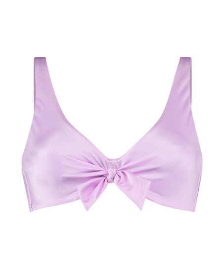 Shine Deluxe Padded Bikini Top, Purple