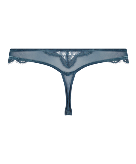 Janelle High-cut Thong Curvy Lucy Hale, Blue