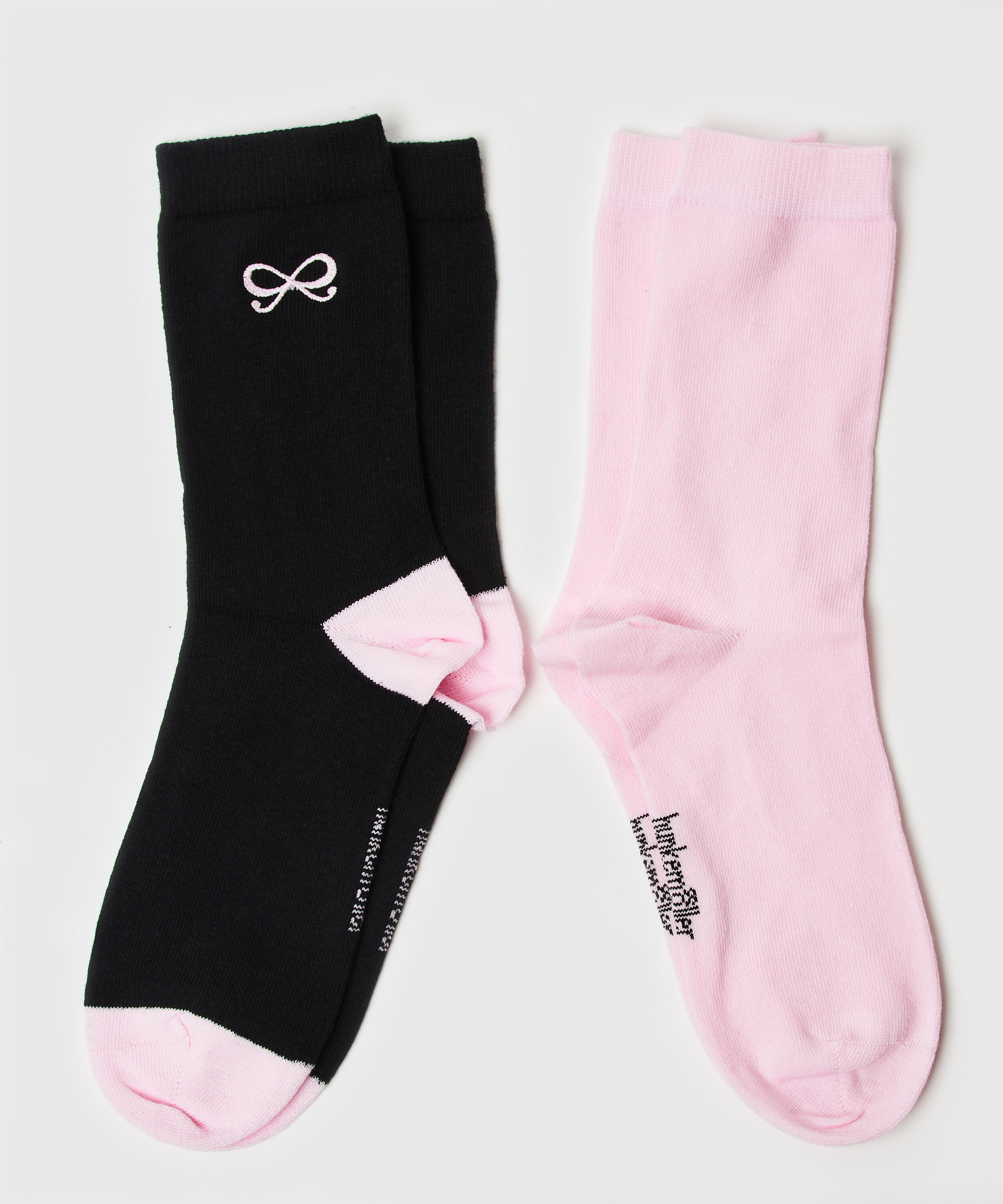 2 pairs of socks Bow, Black
