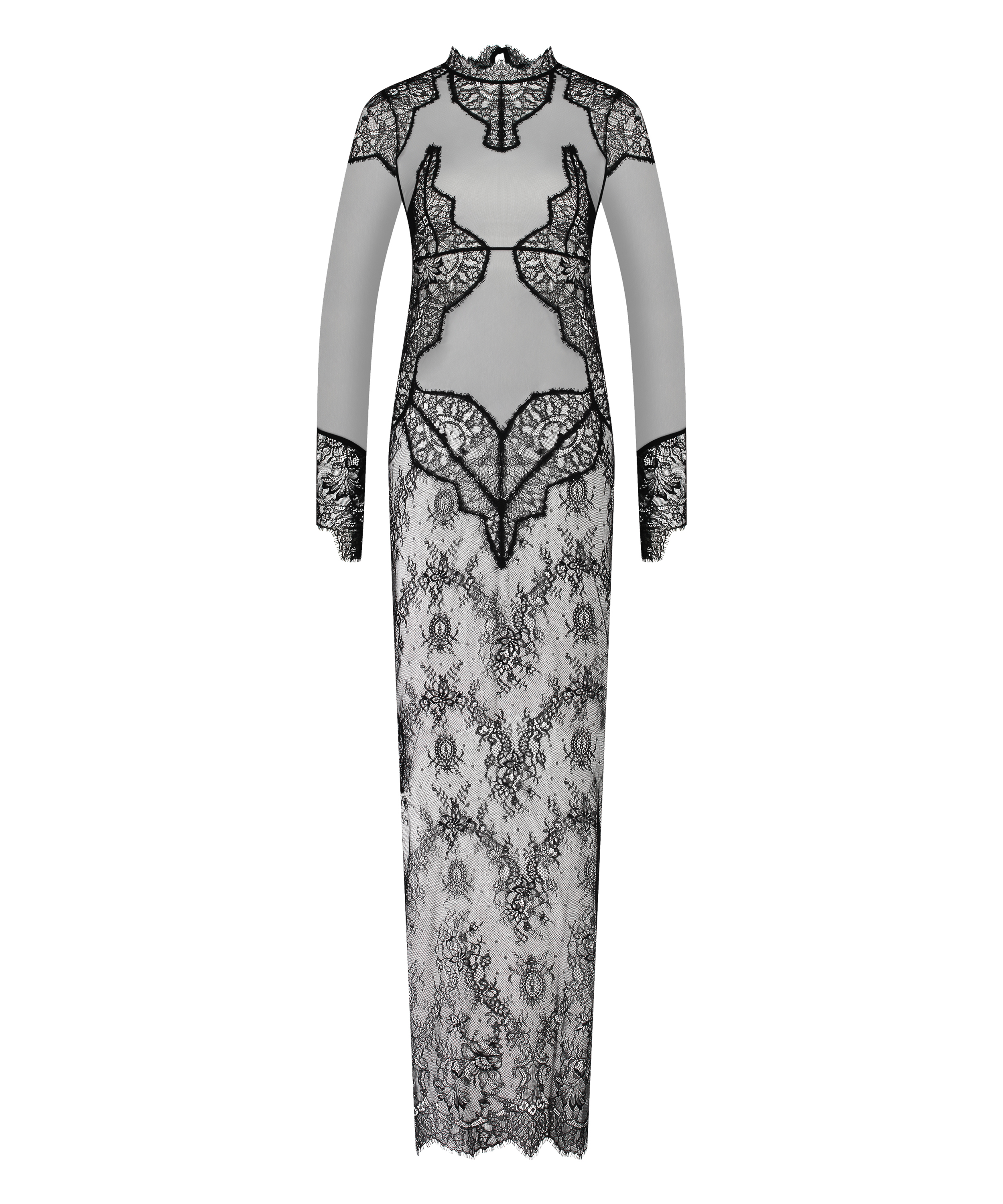 Melisande Slip dress, Black, main