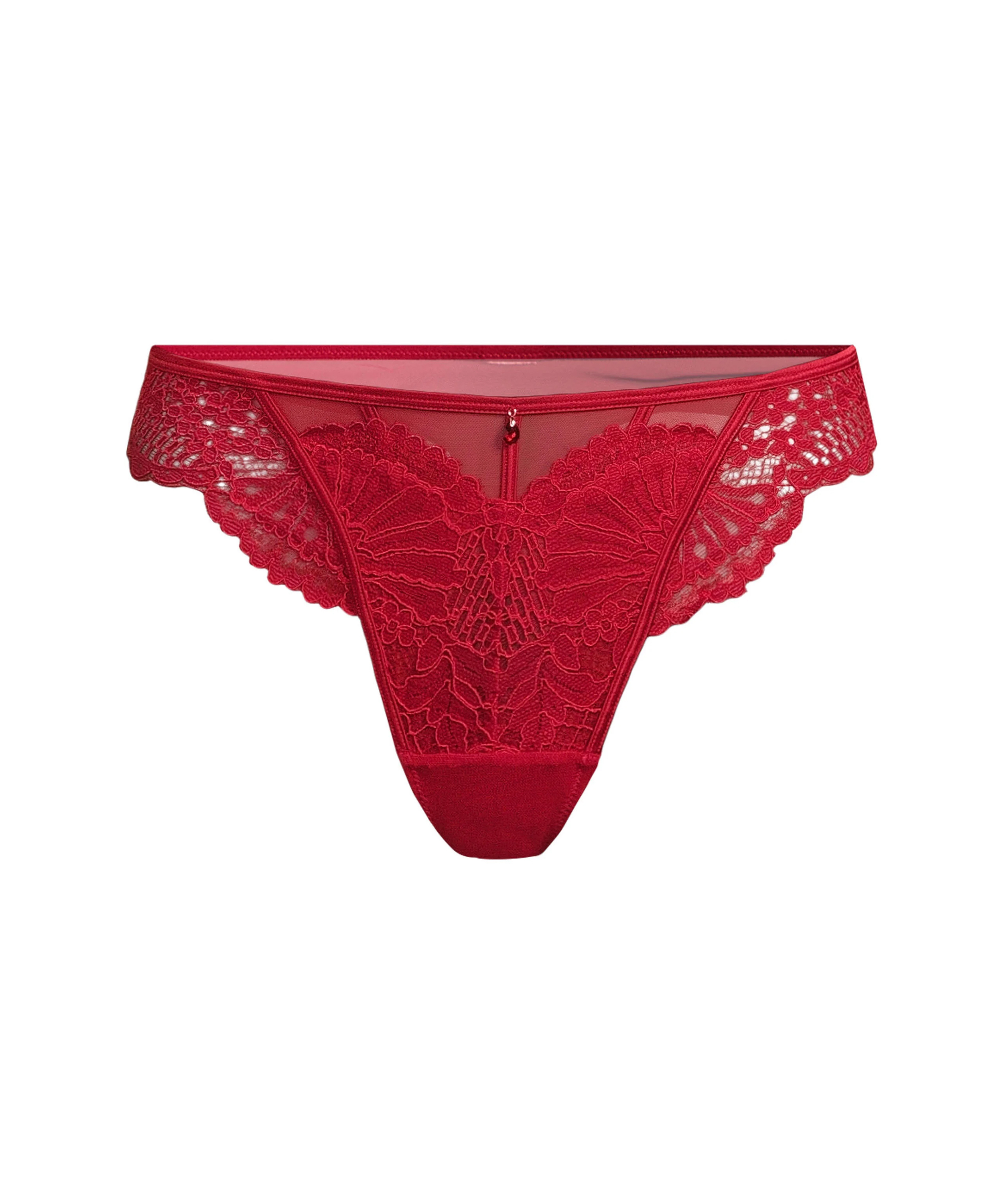 Whitney Highleg Thong, Red, main