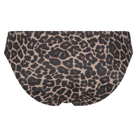 Leopard Rio Bikini Bottoms, Beige