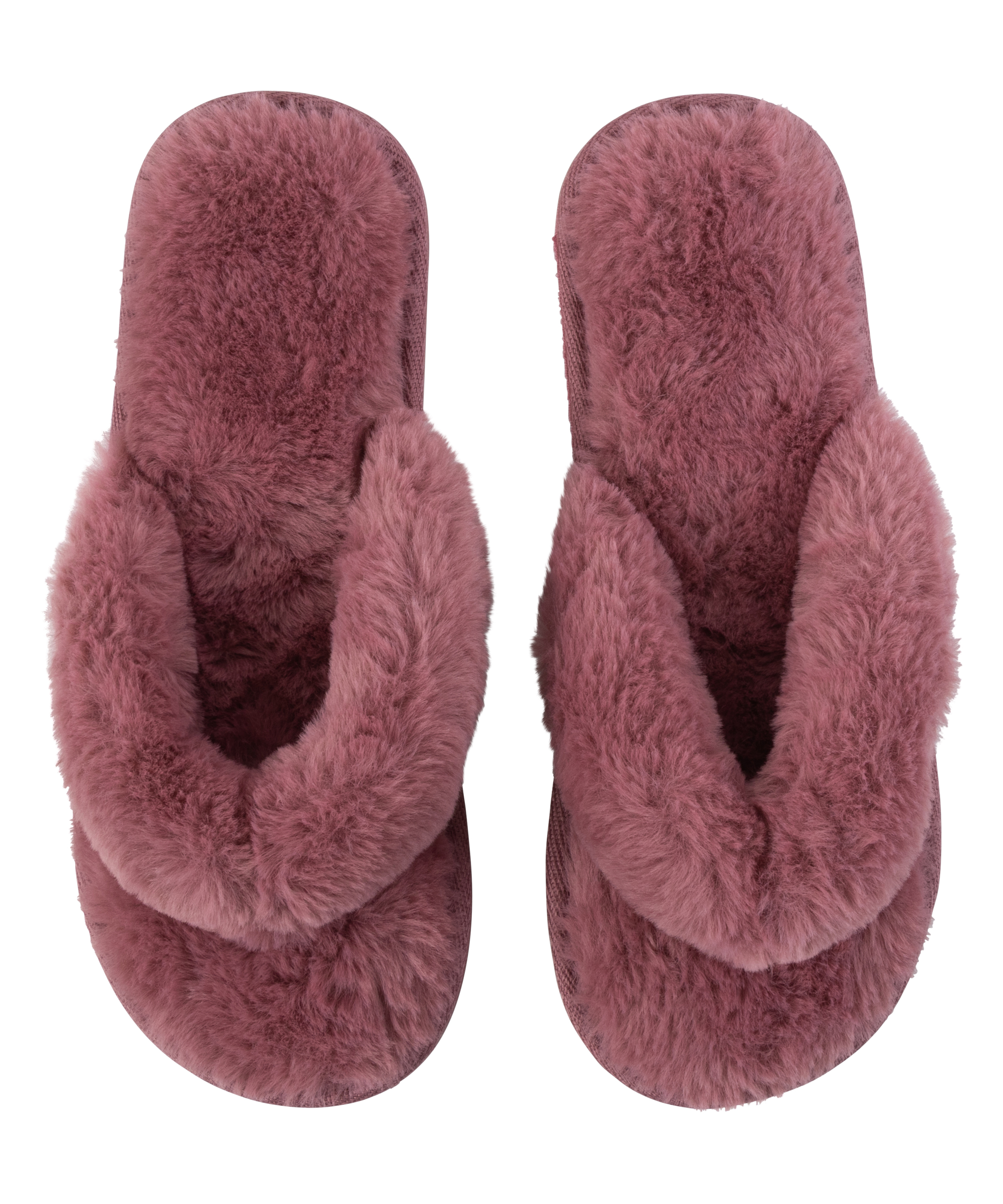 Fake Fur Slippers, Pink, main