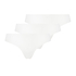3-Pack Invisible Thong, White