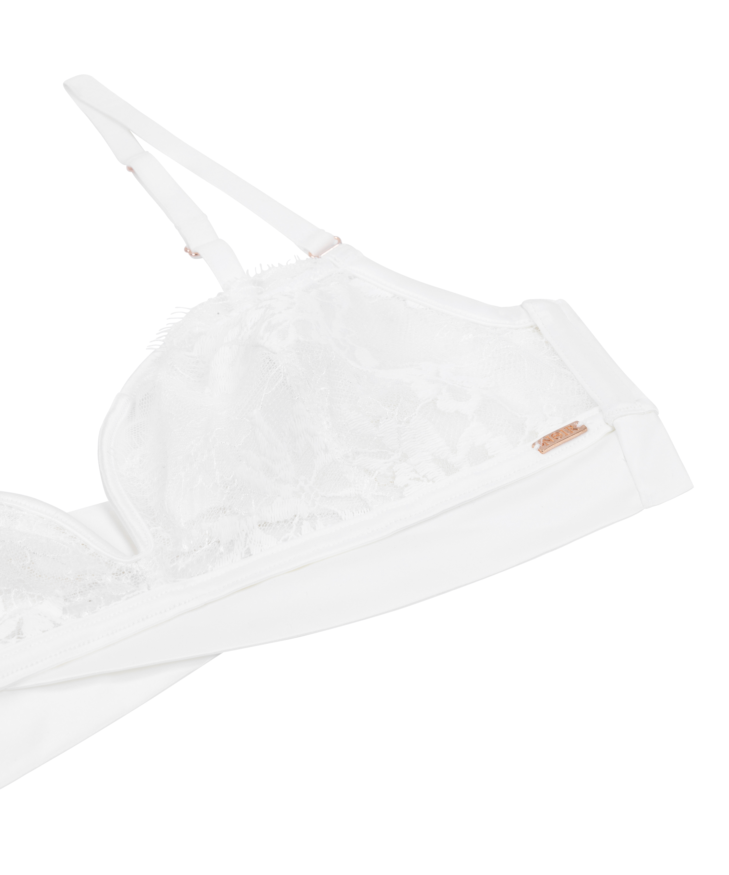 Tiah Bralette, White, main