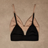 Smooth Triangle Bralette, Beige