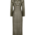 Crochet Maxi Dress, Green