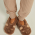 Ballerina slippers, Brown