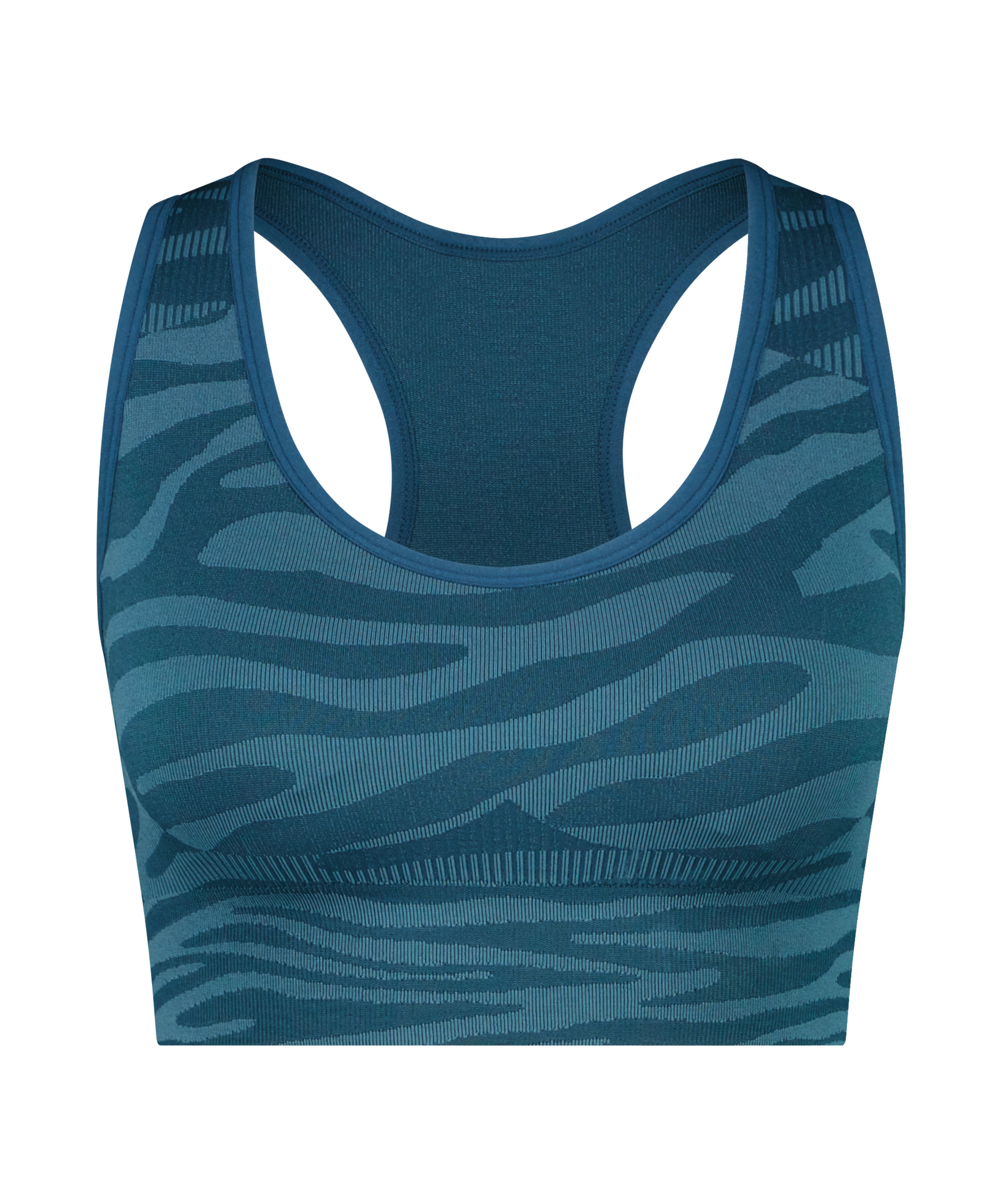 HKMX Seamless Sports Bra, Blue, main