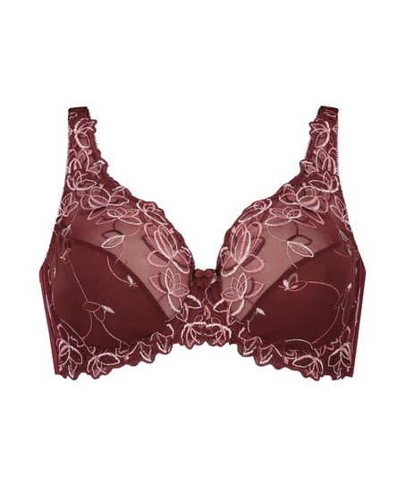Diva Non-Padded Underwired Bra, Red