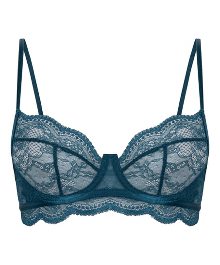 Isabelle Non-Padded Underwired Bra, Blue