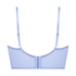Kimberley Padded Longline Underwired Bra, Blue
