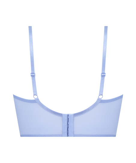 Kimberley Padded Longline Underwired Bra, Blue