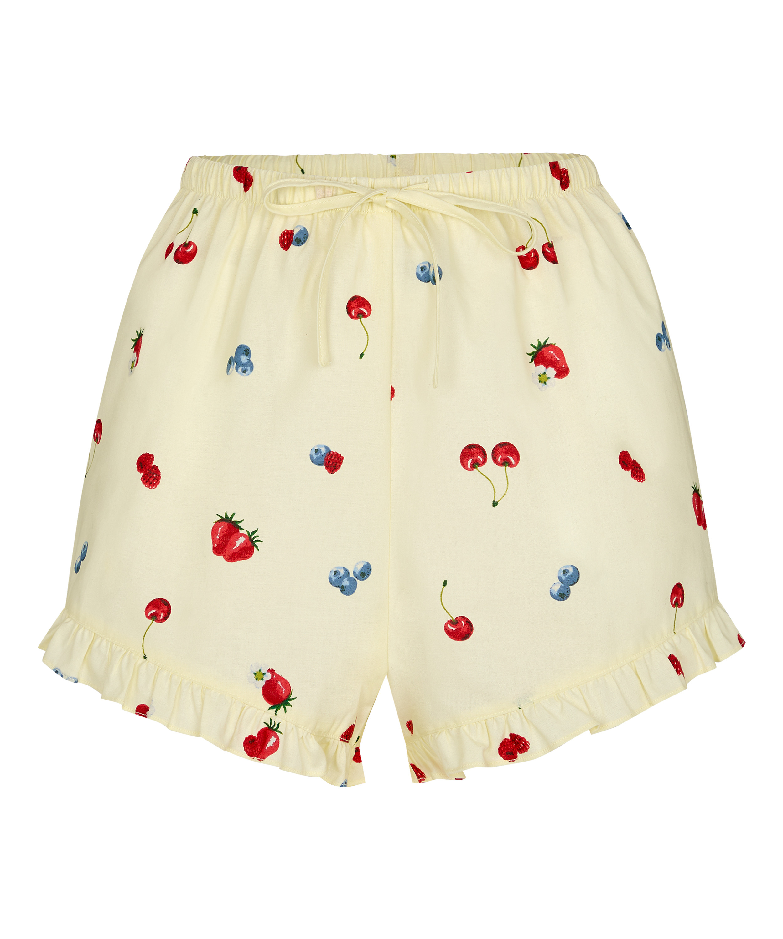 Woven short, Yellow, main