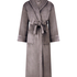 Soft Fleece Bathrobe, Grey
