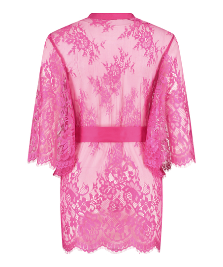 Isabelle Lace Kimono, Pink
