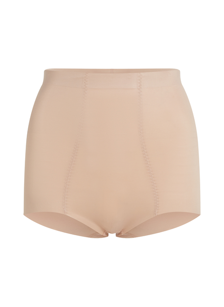 Sculpting scuba high waisted brief, Beige